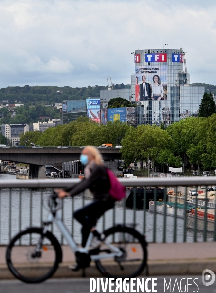 La tour TF1 à Boulogne Billancourt