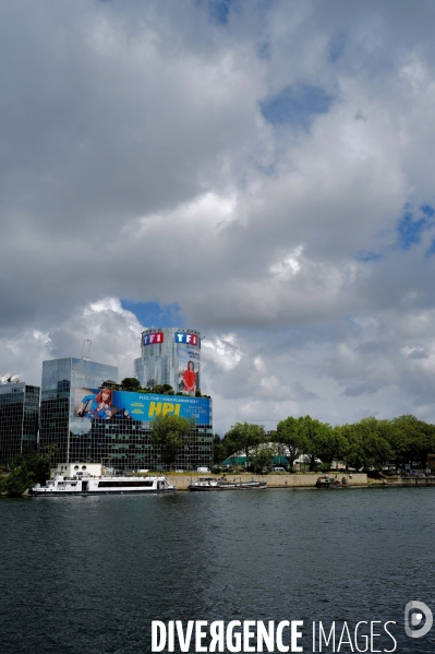 La tour TF1 à Boulogne Billancourt