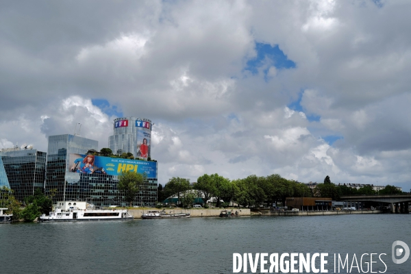 La tour TF1 à Boulogne Billancourt