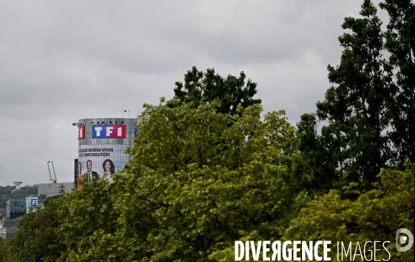 La tour TF1 à Boulogne Billancourt