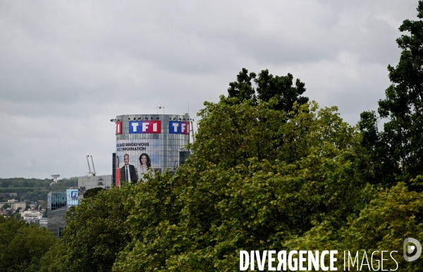 La tour TF1 à Boulogne Billancourt