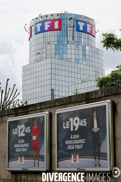 La tour TF1 à Boulogne Billancourt