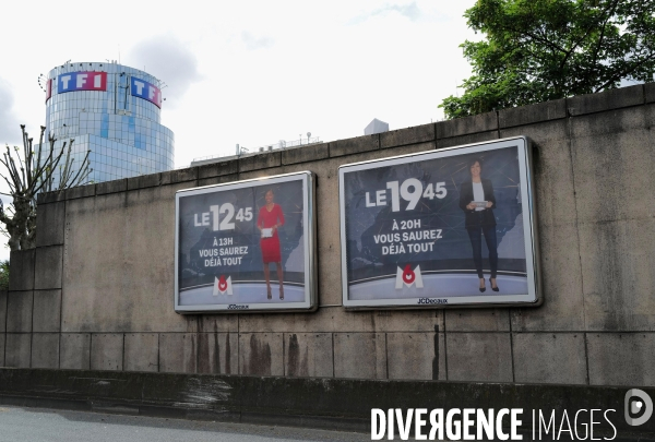 La tour TF1 à Boulogne Billancourt