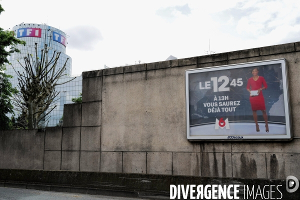 La tour TF1 à Boulogne Billancourt