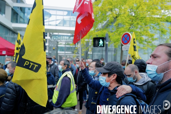 Manifestation des postiers