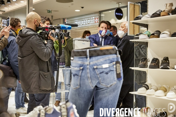 Reprise aux Halles, Le president du MEDEF , geoffroy Roux de Bezieux