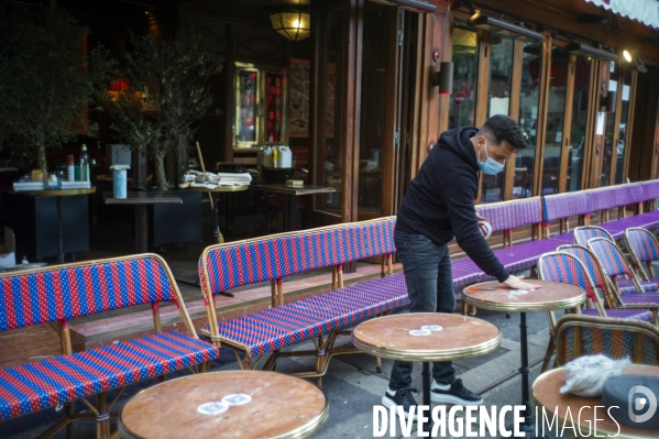 Le Quartier Latin se prépare à ouvrir ses terrasses.