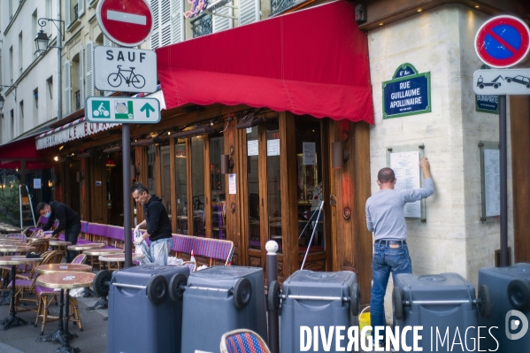 Le Quartier Latin se prépare à ouvrir ses terrasses.