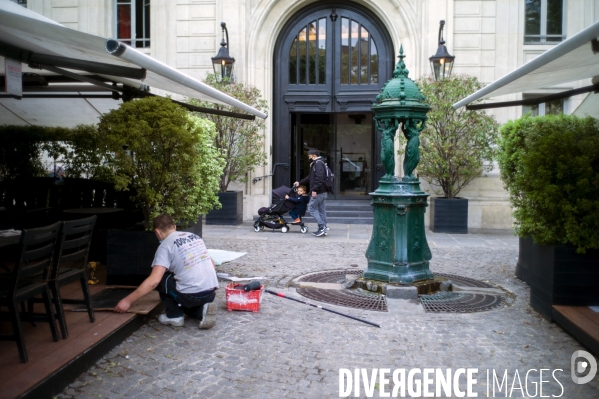 Le Quartier Latin se prépare à ouvrir ses terrasses.