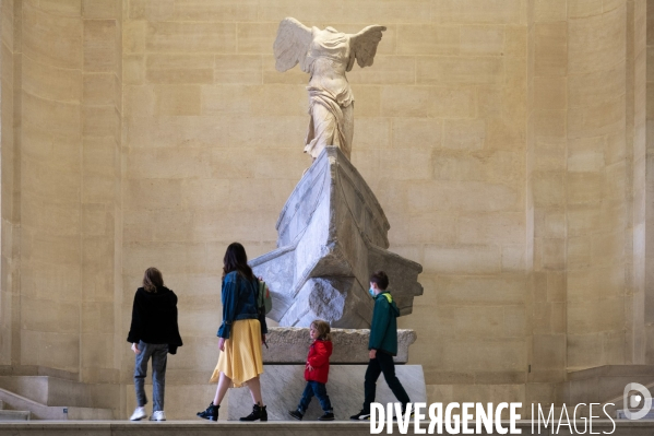 Musée du Louvre. Déconfinement.