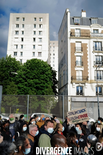 Crack à Stalingrad / concert de casseroles quai de la seine