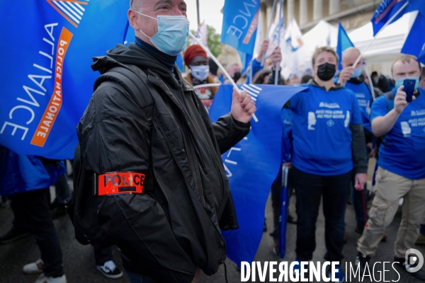 Manifestation des policiers