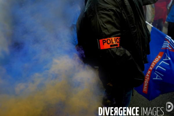 Manifestation des policiers