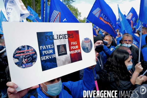 Manifestation des policiers