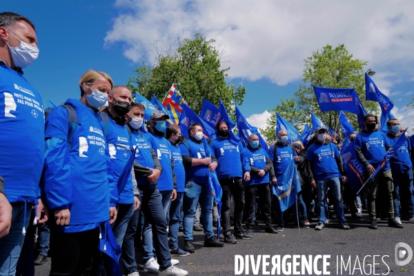 Manifestation des policiers