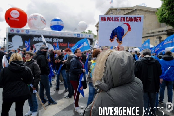 Manifestation des policiers