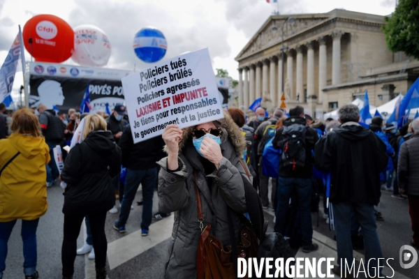 Manifestation des policiers