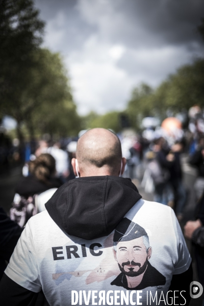 Rassemblement à l appel des syndicats de police.