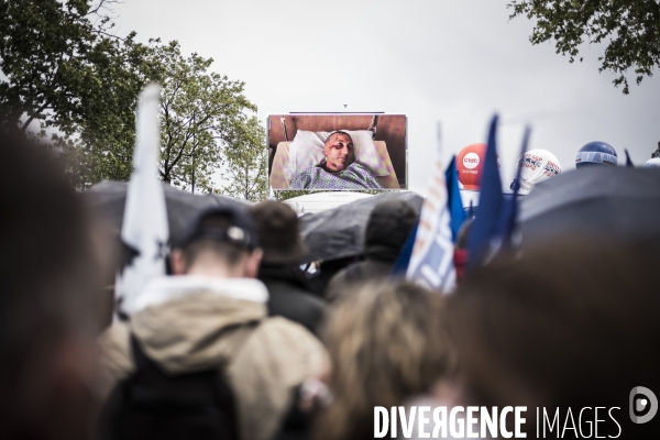 Rassemblement à l appel des syndicats de police.