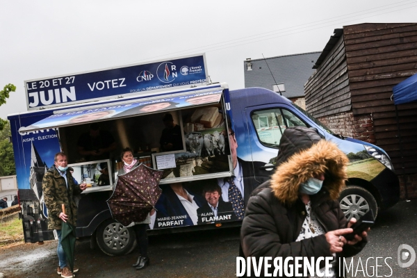 Rn : marine le pen a berlancourt dans les hauts de france