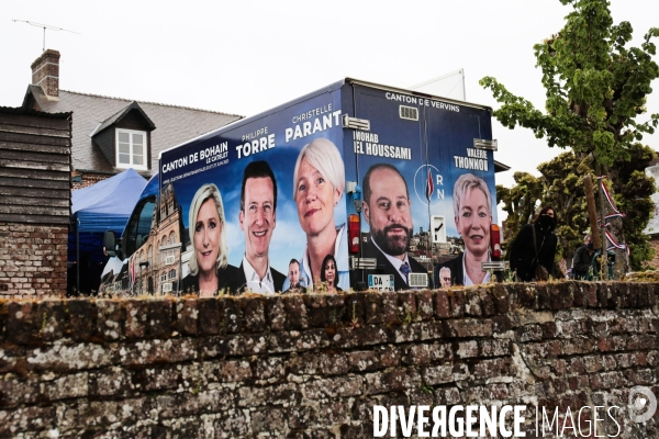 Rn : marine le pen a berlancourt dans les hauts de france