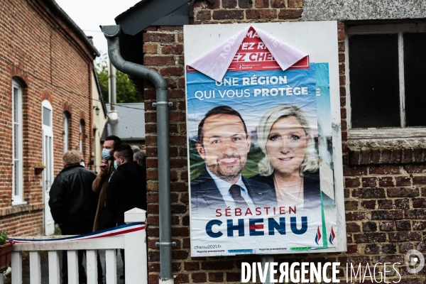 Rn : marine le pen a berlancourt dans les hauts de france