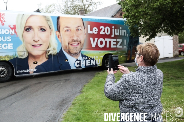 Rn : marine le pen a berlancourt dans les hauts de france