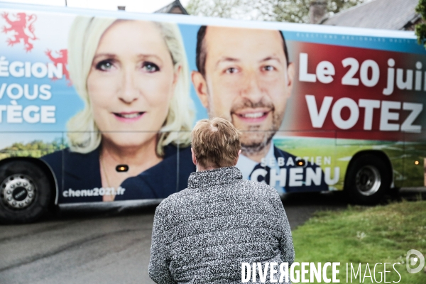 Rn : marine le pen a berlancourt dans les hauts de france