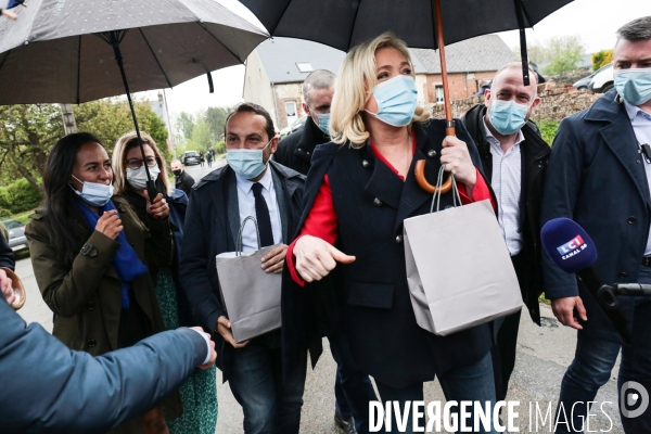 Rn : marine le pen a berlancourt dans les hauts de france