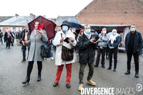 Rn : marine le pen a berlancourt dans les hauts de france