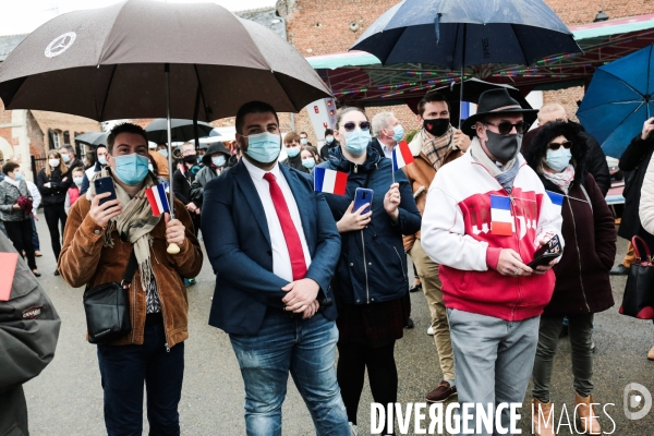 Rn : marine le pen a berlancourt dans les hauts de france