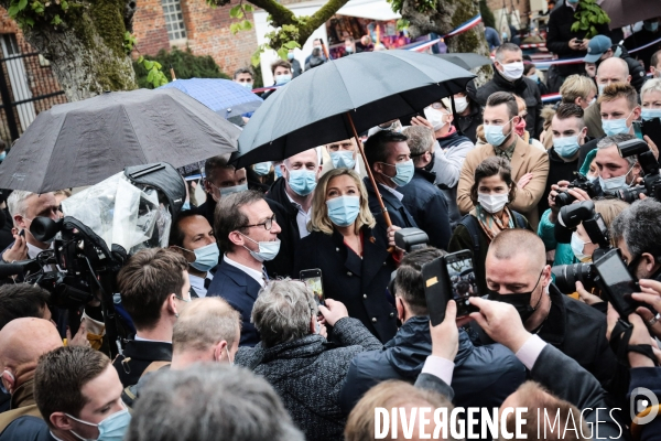 Rn : marine le pen a berlancourt dans les hauts de france