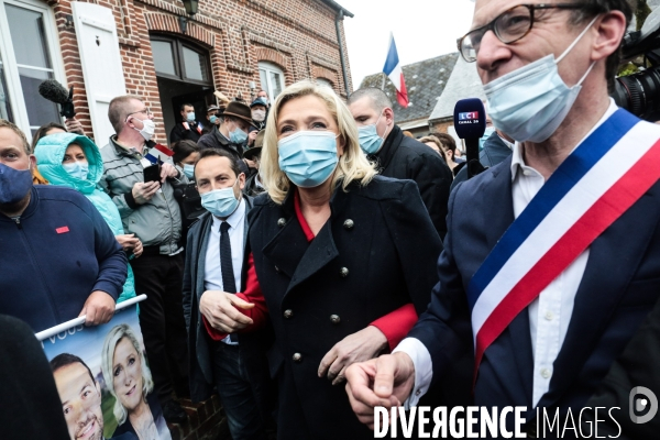 Rn : marine le pen a berlancourt dans les hauts de france