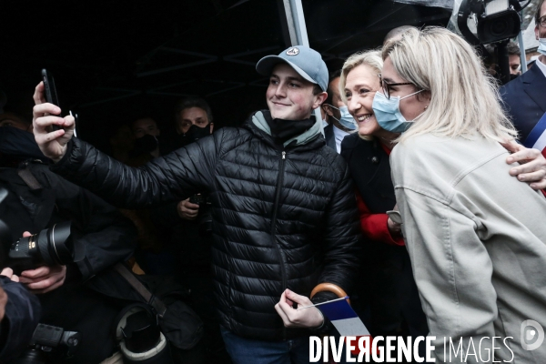 Rn : marine le pen a berlancourt dans les hauts de france