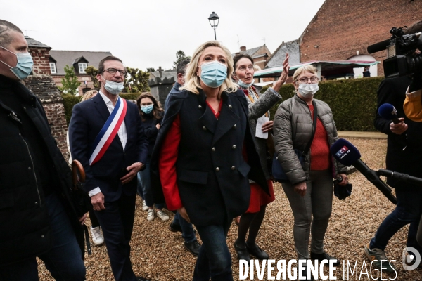 Rn : marine le pen a berlancourt dans les hauts de france