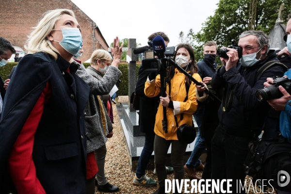 Rn : marine le pen a berlancourt dans les hauts de france