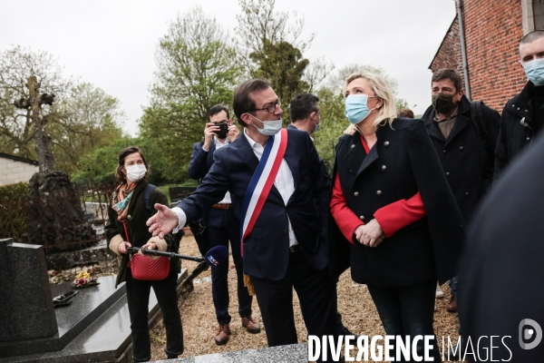 Rn : marine le pen a berlancourt dans les hauts de france