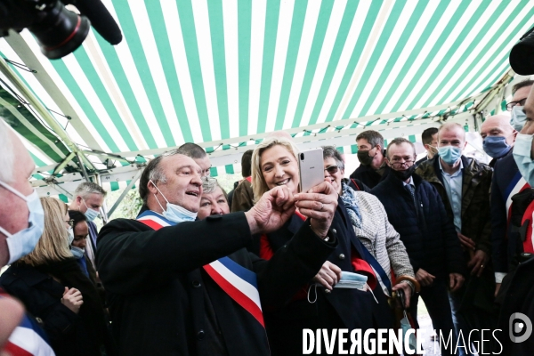 Rn : marine le pen a berlancourt dans les hauts de france