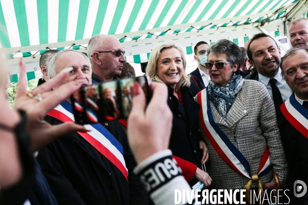 Rn : marine le pen a berlancourt dans les hauts de france