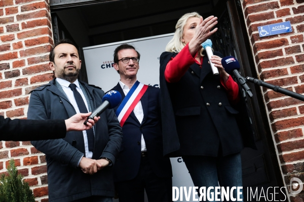 Rn : marine le pen a berlancourt dans les hauts de france