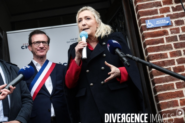 Rn : marine le pen a berlancourt dans les hauts de france