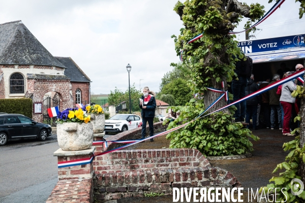 Rn : marine le pen a berlancourt dans les hauts de france