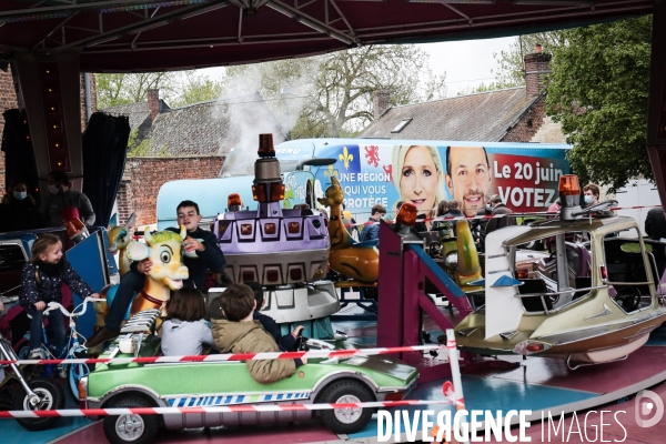 Rn : marine le pen a berlancourt dans les hauts de france