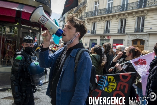 Manifestation contre la réforme de l assurance chômage.