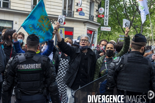 Manifestation contre la réforme de l assurance chômage.