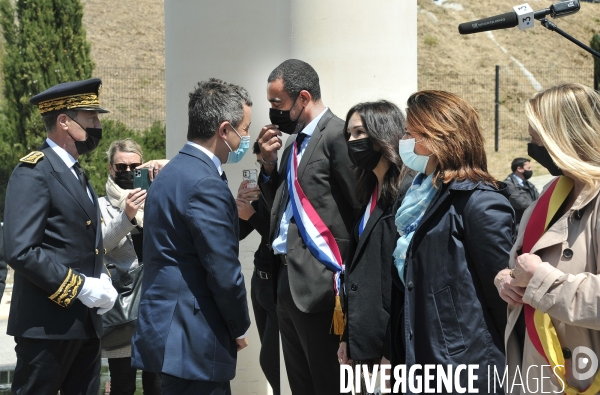 Gérald Darmanin en visite à Marseille