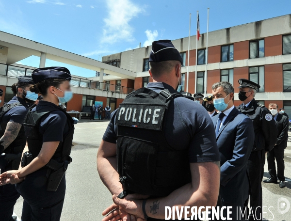 Gérald Darmanin en visite à Marseille