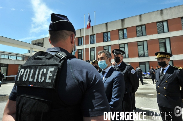 Gérald Darmanin en visite à Marseille