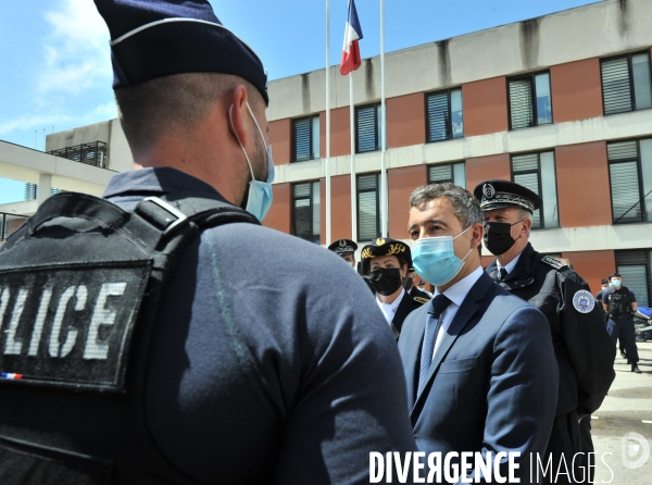 Gérald Darmanin en visite à Marseille