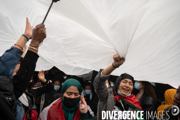 Manifestation de soutien au peuple palestinien